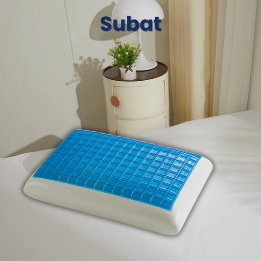 Memory foam pillow, standard gel