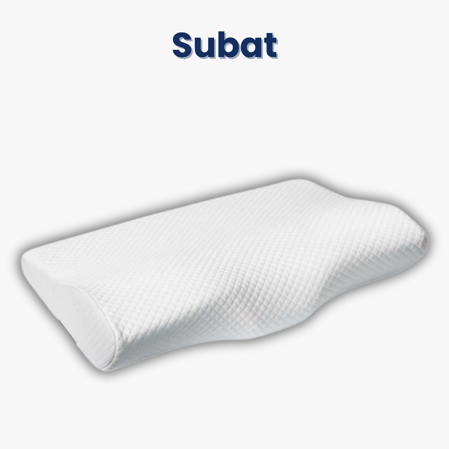 Cervical memory foam neck pillow