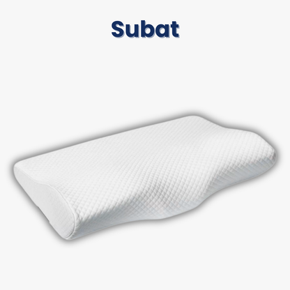 Cervical memory foam neck pillow