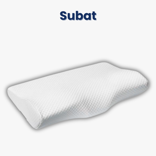 Cervical memory foam neck pillow