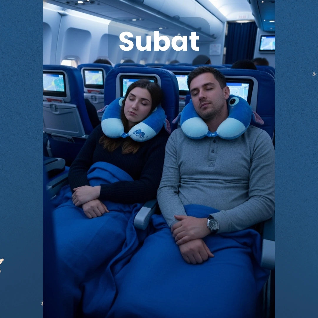 Sleeping  Stitch Travel Neck Pillow