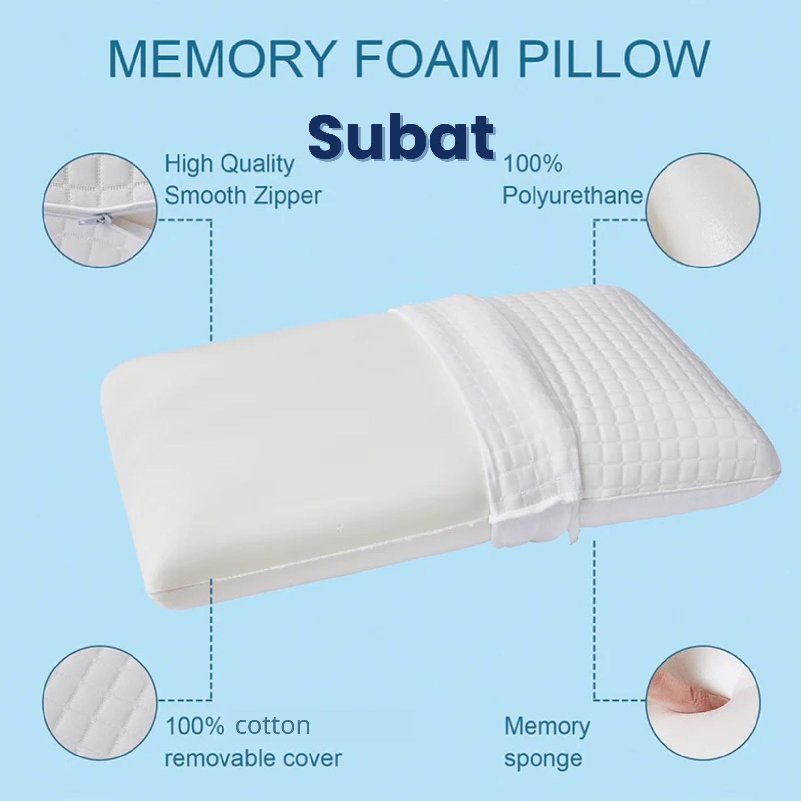 Standard Memory Foam Pillow