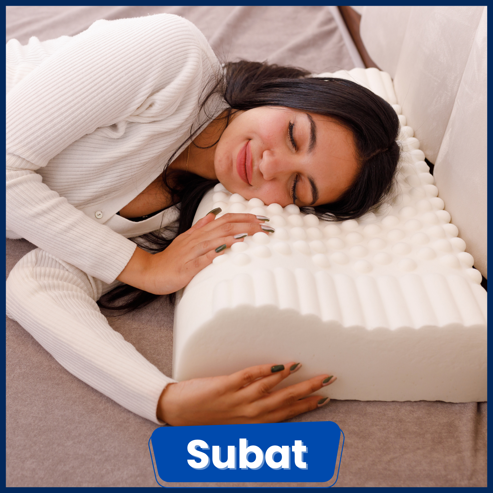 Memory Foam Pillow with Beads