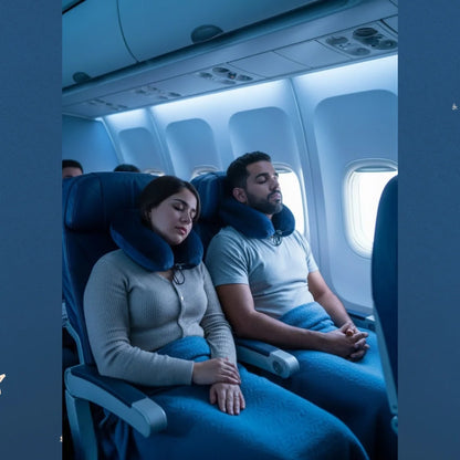 Memory foam neck pillow