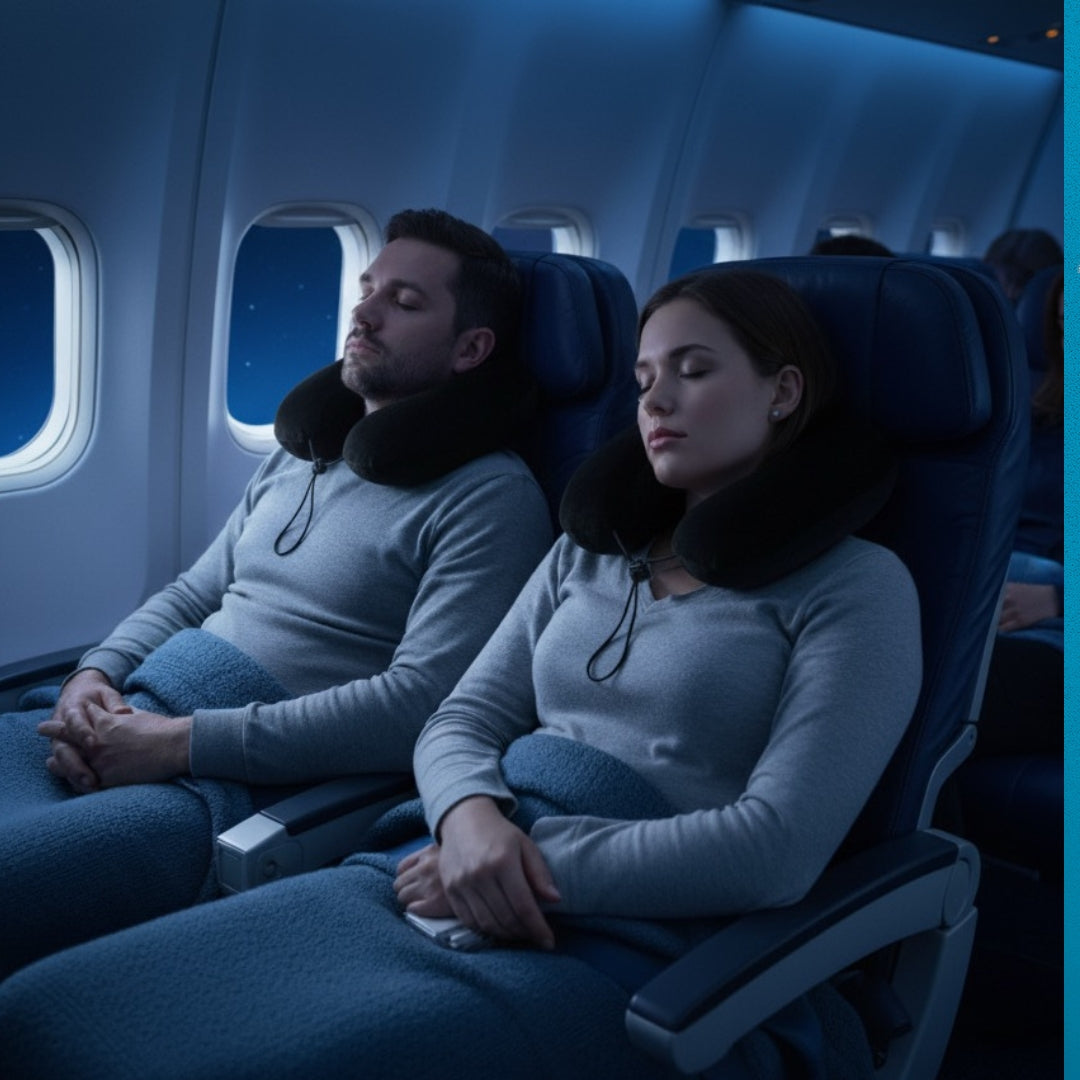 Memory foam neck pillow