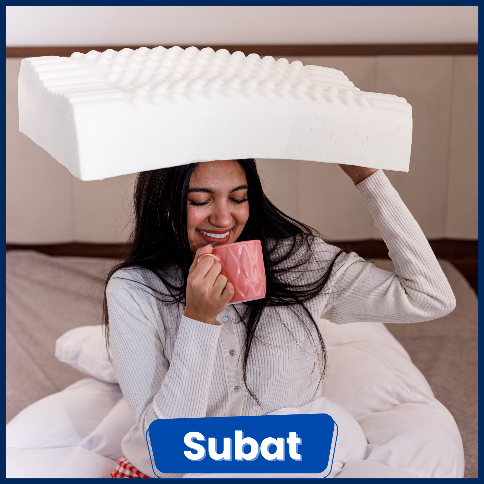 Memory Foam Pillow with Beads