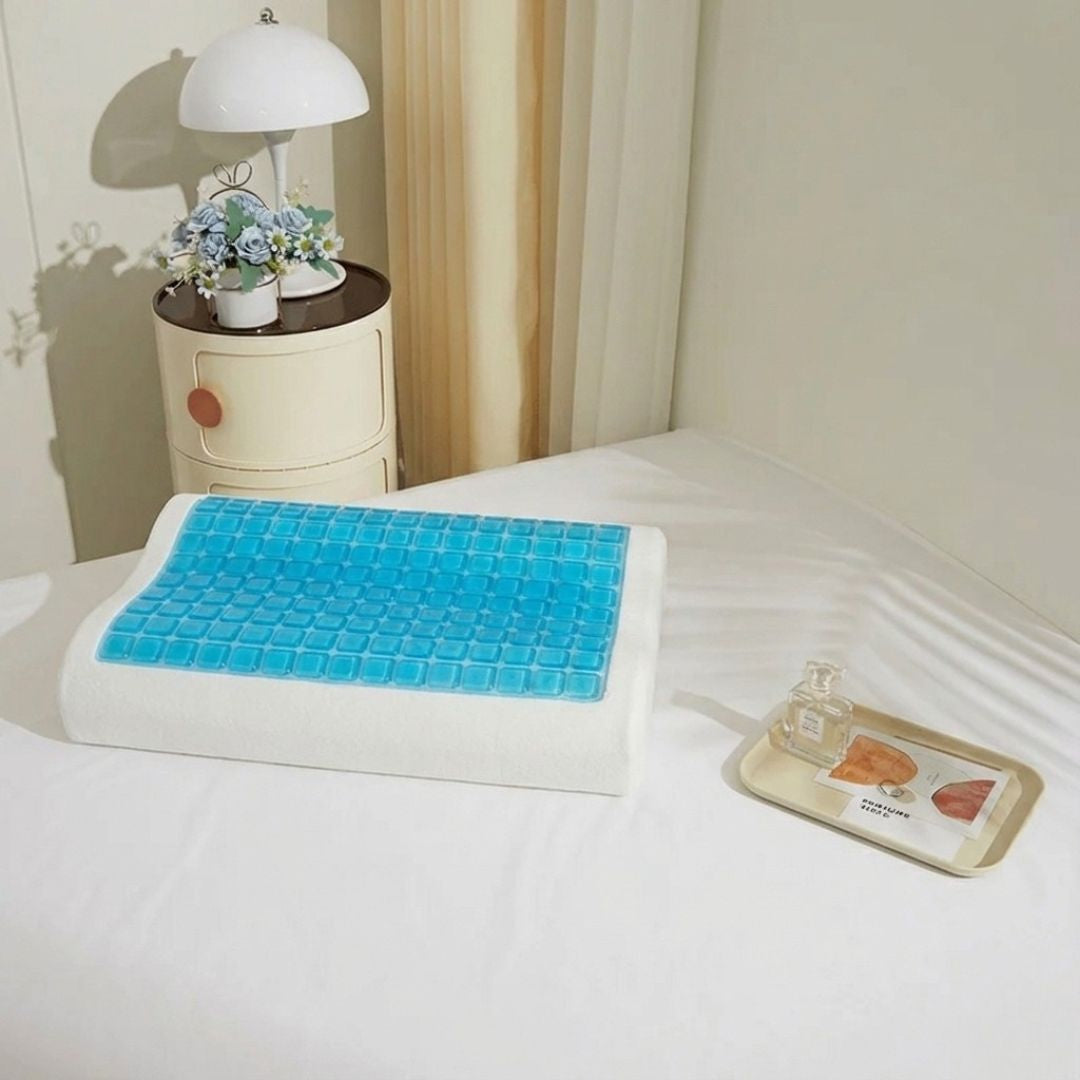 Contour Memory Foam Cooling Gel Pillow