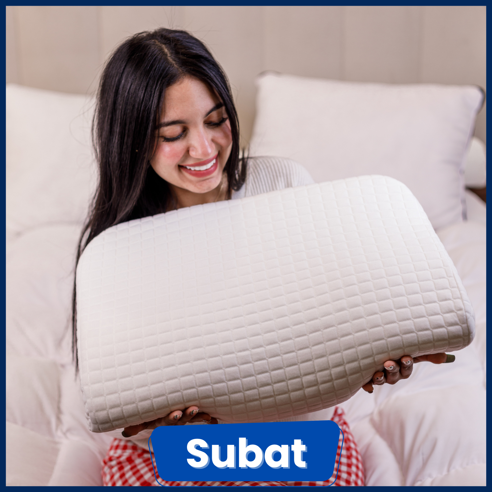 Cervical Memory Foam Neck Pillow