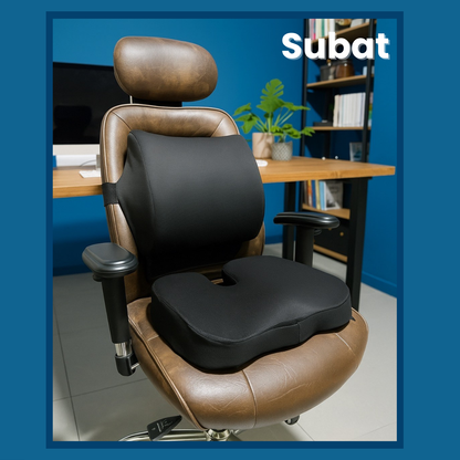 Medical memory foam seat and backrest for car and office chair