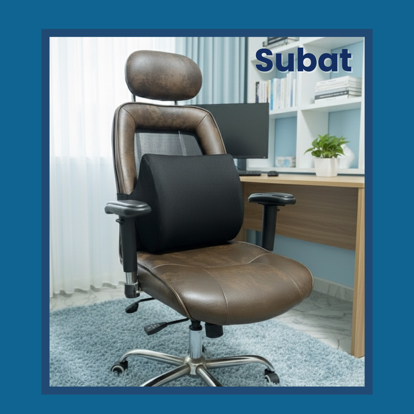 Memory foam medical cushion for car and office chair