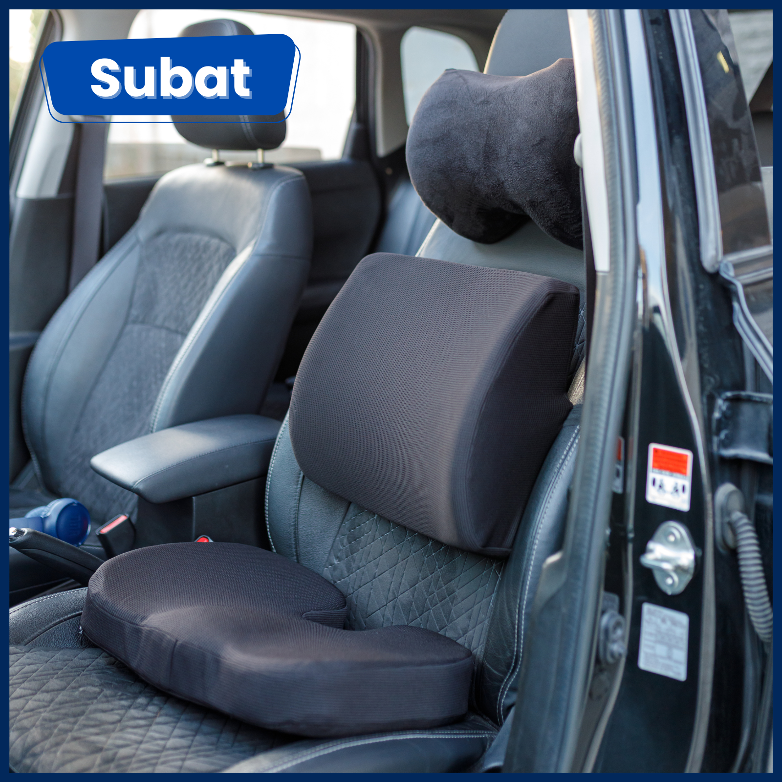 ⚡️ Bundle (Seat + Backrest + neck) for car and office chair