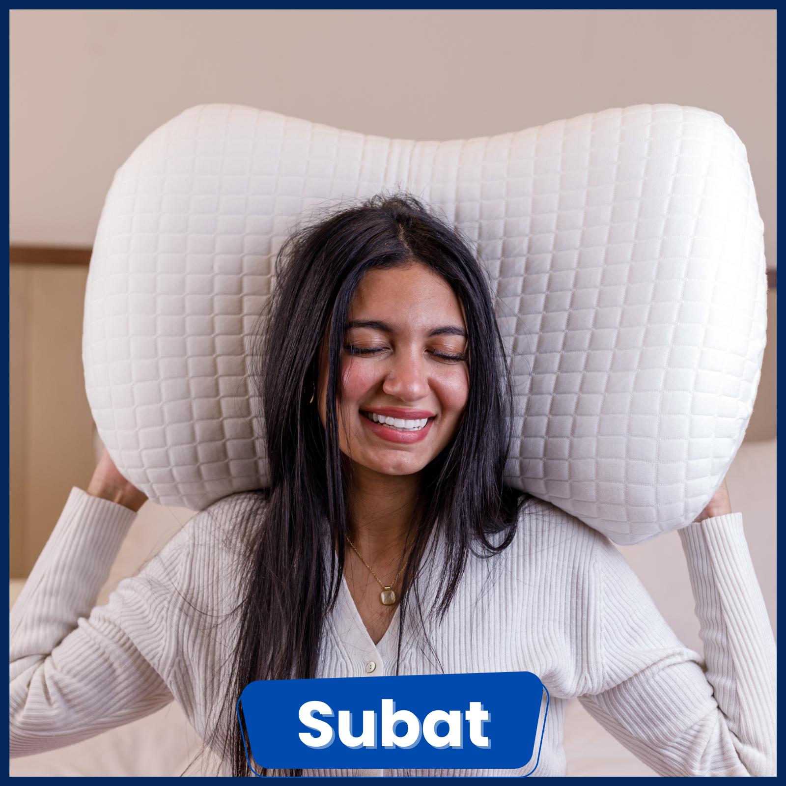 Curved Memory Foam Pillow