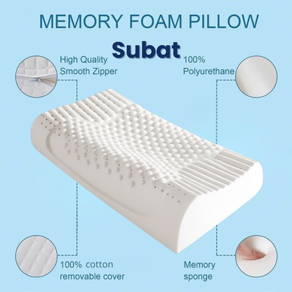 Memory Foam Contour Pillow with Beads